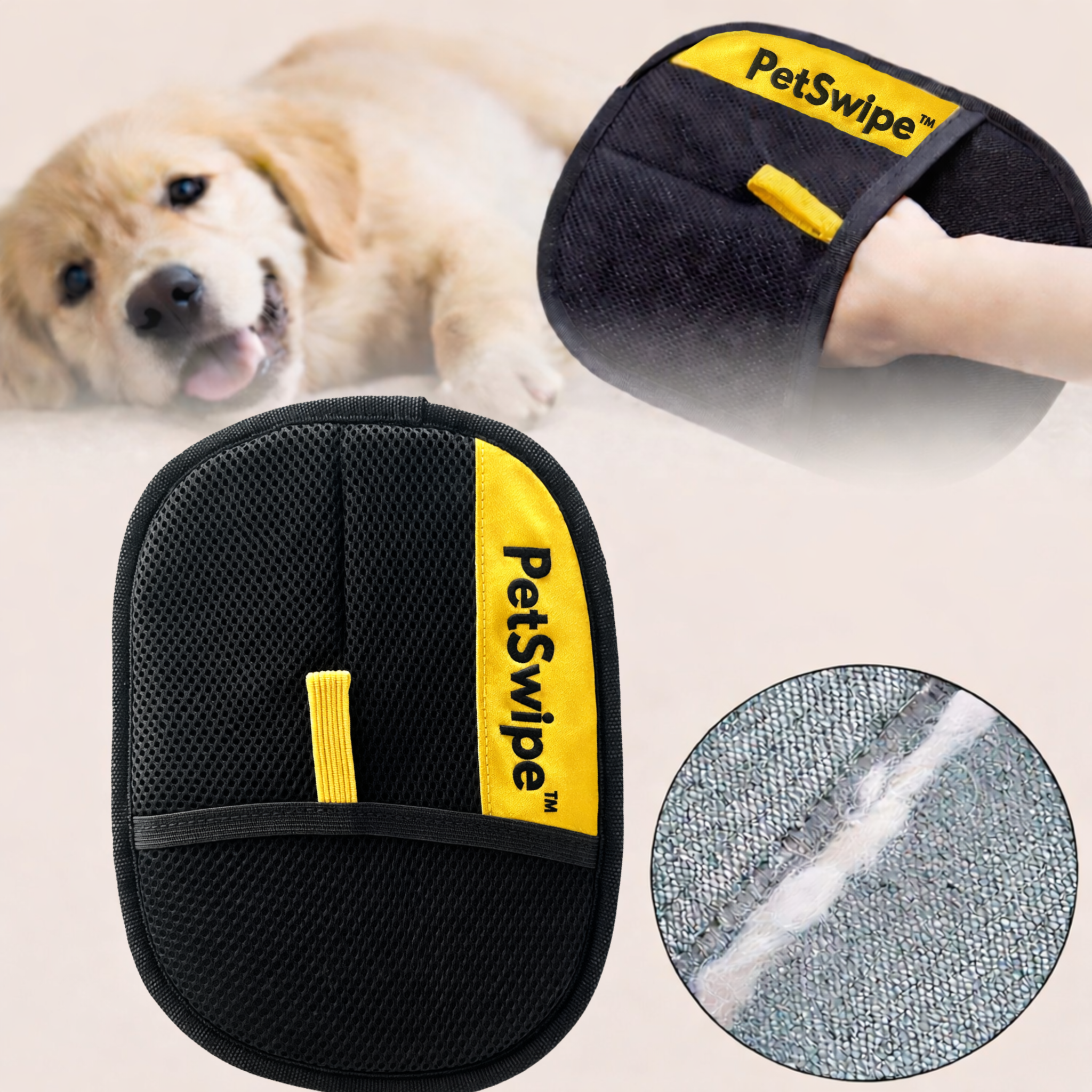 PetSwipe™ -  Quick and easy pet hair removal